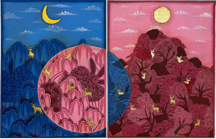 Dusk Till Dawn in Pichwai by Naveen Soni Thumbnail
