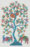 buy Elephant and Deer in Gond by Kailash Pradhan