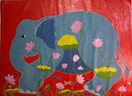 Buy Elephant in Bliss in Gond by Venkat Shyam