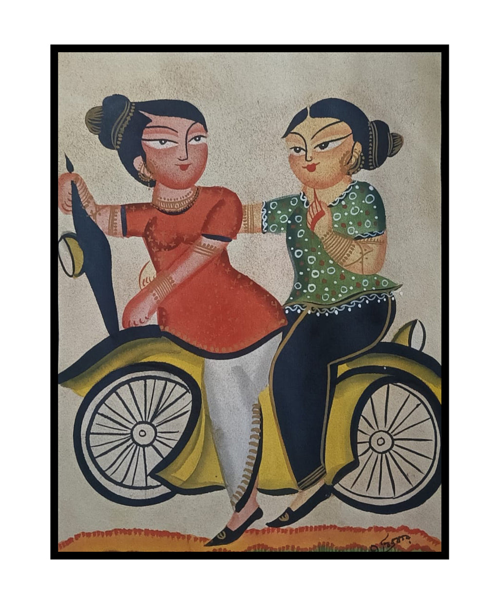 Female friendships in Kalighat by Sonali Chitrakar Thumbnail