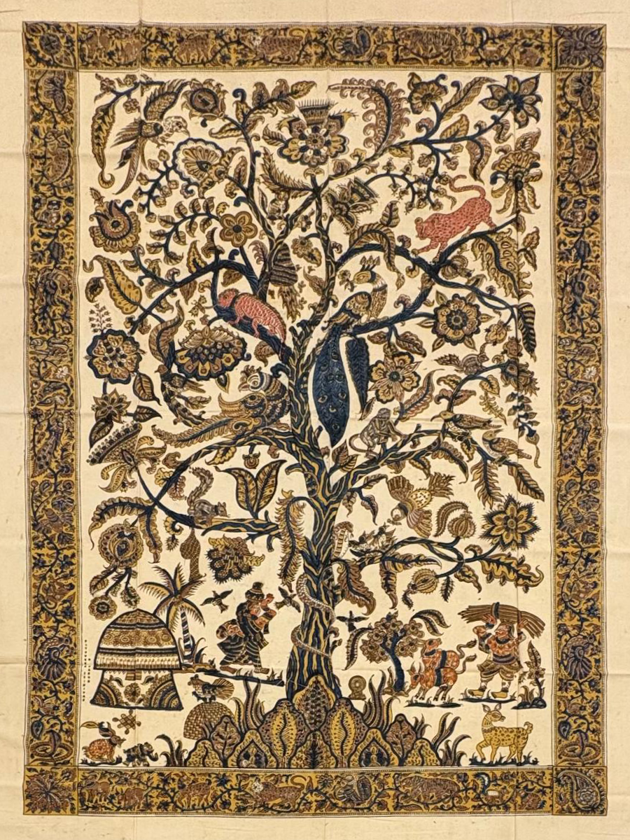 Flora and Fauna in Machlipatnam Kalamkari by Varun Kumar Pitchuka Thumbnail