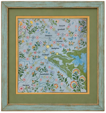 Floral Cartography: Regional Routes and Hinterlands in Miniature Painting by Rajendra Sharma Thumbnail