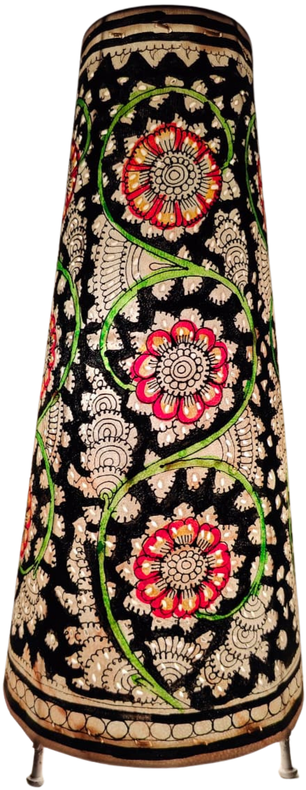 Floral Lampshade in Tholu Bommalata by Sindhe Sriramulu Thumbnail