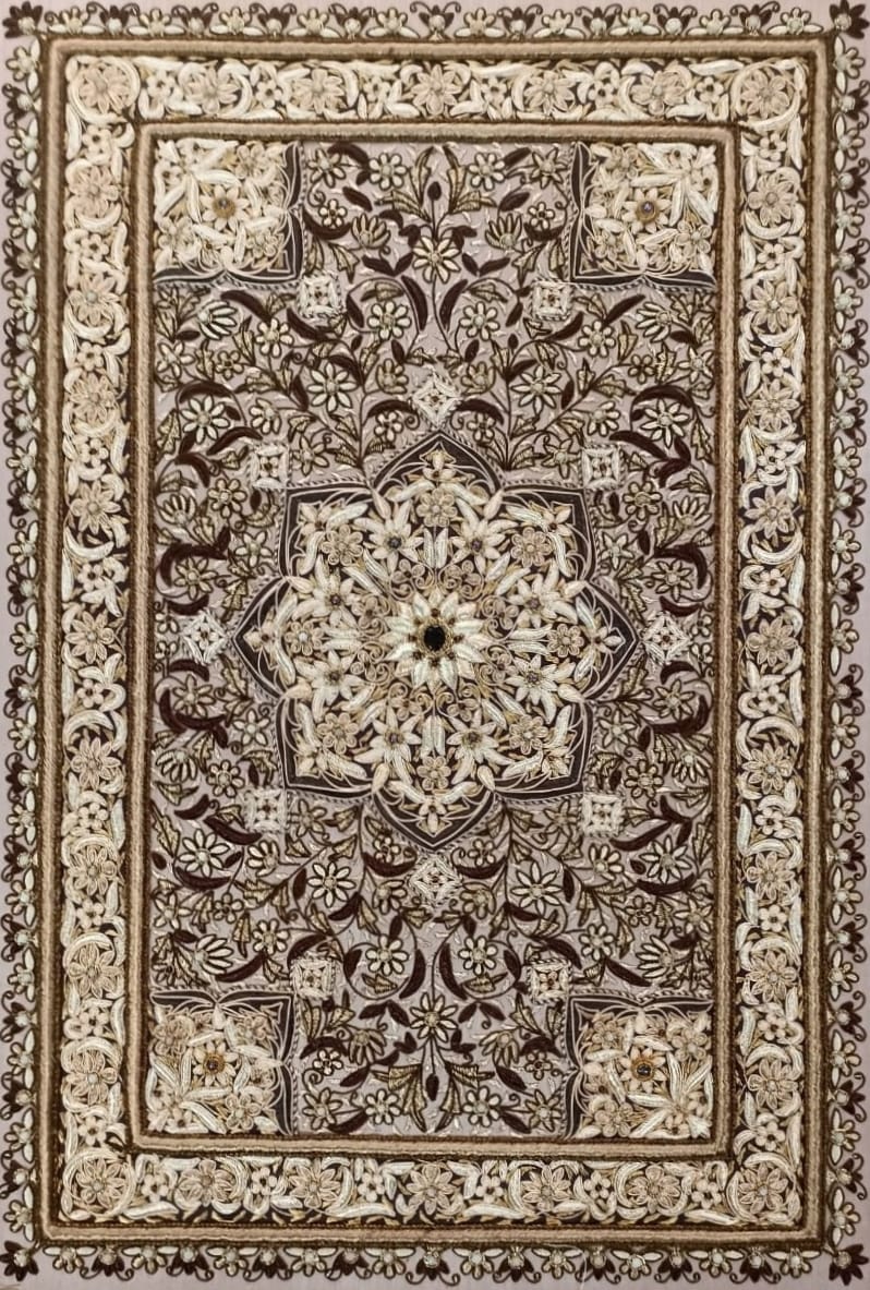 buy Floral Symphony in Zardosi by Md. Bilal