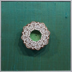 Buy Floral Wooden Block Art for Home Decor by Vikas Singh