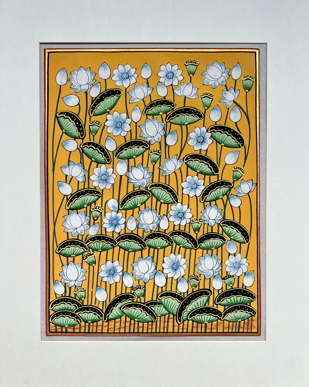 Floral bliss in Pichwai by Naveen Soni Thumbnail