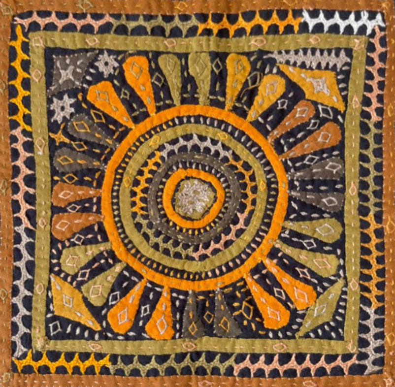 Buy Flower in Rabari Embroidery by Gitaben Bhavesh Rabari