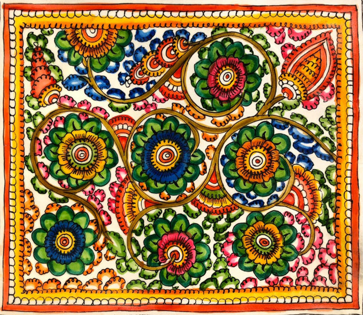 Flowers in Full Bloom in Tholu Bommalata by Sindhe Siva Thumbnail