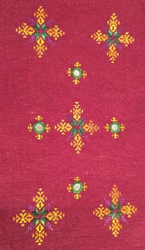 Flowers in Soof Embroidery by Daya Ben Thumbnail