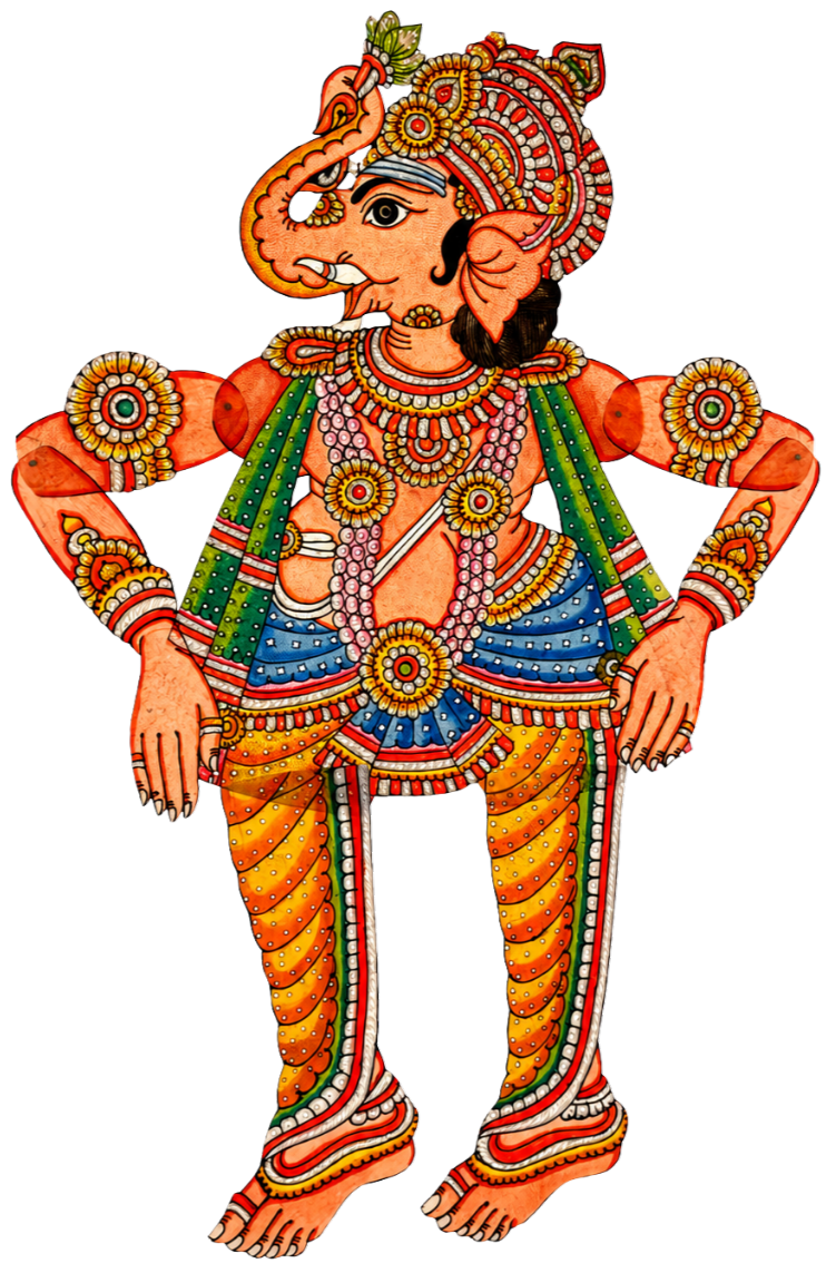 Ganesha in Tholu Bommalata by Sindhe Siva Thumbnail