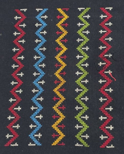 Geometric Patterns in Soof Embroidery by Daya Ben Thumbnail
