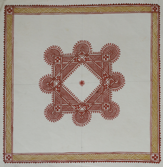 buy Geometric design in Chittara by Ishwar Chowda Naik