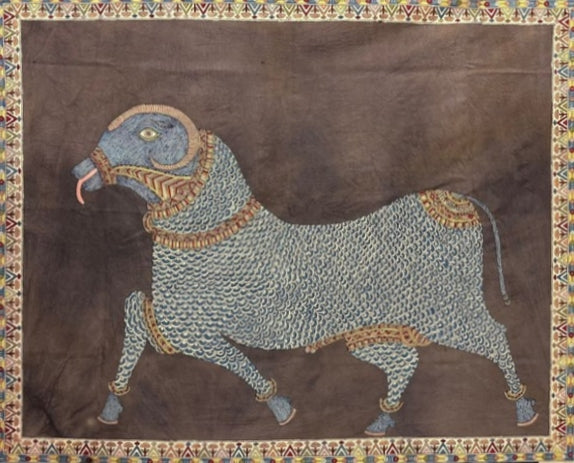 Buy Get Mata's Ride: Ram (Male Sheep) in Mata ni Pachedi by Sanjay Chittara