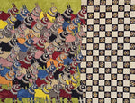 Buy Goats and Checks: A Unique Interplay in Mata Ni Pachedi by Vasant Manubhai Chitara