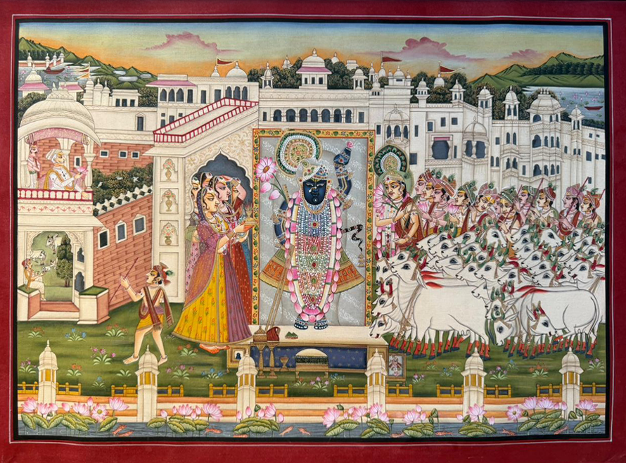 Sandhya Aarti in Pichwai by Naveen Soni Thumbnail