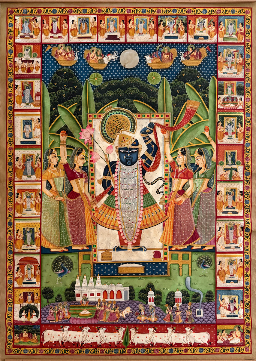 Govardhan Puja in Pichwai by Naveen Soni Thumbnail