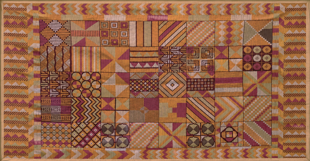 Grid Mosaic in Jat Garaasiya Embroidery Thumbnail