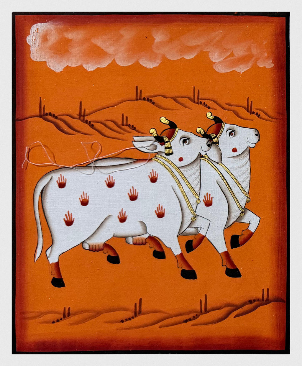 Group of cows in Pichwai by Naveen Soni Thumbnail