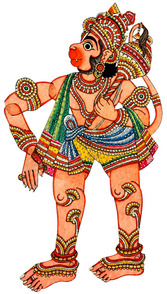 Hanuman in Tholu Bommalata by Sindhe Siva Thumbnail