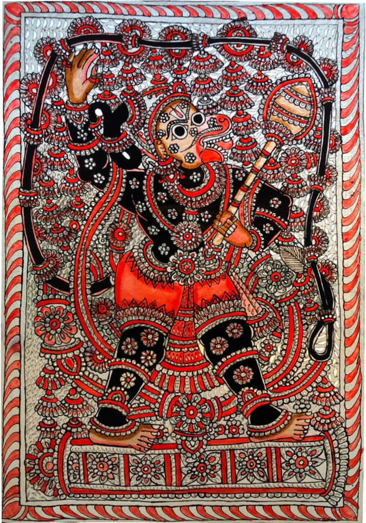Hanuman in Tholu Bommalata by Sindhe Siva Thumbnail