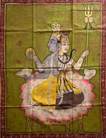 Buy Harihara: The Cosmic Union of Lord Vishnu and Lord Shiva in Pichwai by Naveen Soni