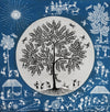 Buy Harmony beneath the Tree of Life: Warli by Dilip Bahotha