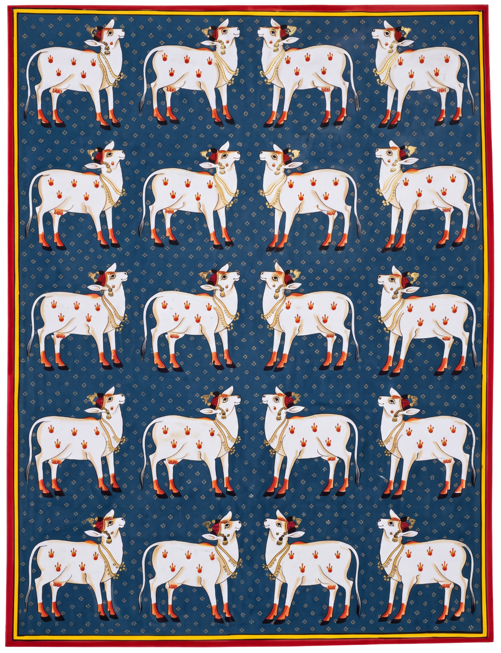 Herd of Cows in Pichwai by Dinesh Soni Thumbnail