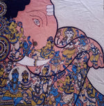 Buy Homage to Lord Shiva and Parvati: Lord Ganesha in Kalamkari by Siva Reddy