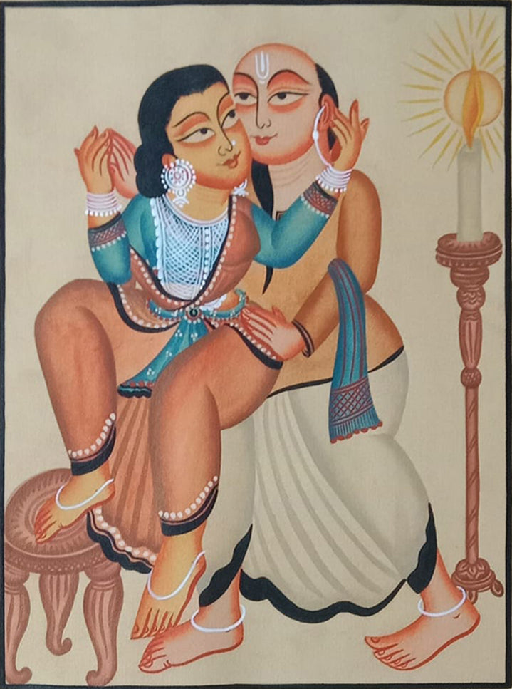 Intimate companionship in Kalighat by Bapi Chitrakar Thumbnail