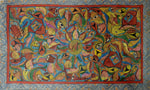 Buy Intricate Chowkas Pot Fish motif In Bengal Patachitra by Sonali Chitrakar