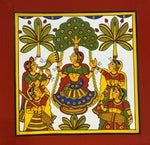 Buy Joyful Melody: Radha with Friends in Phad by Kalyan Joshi