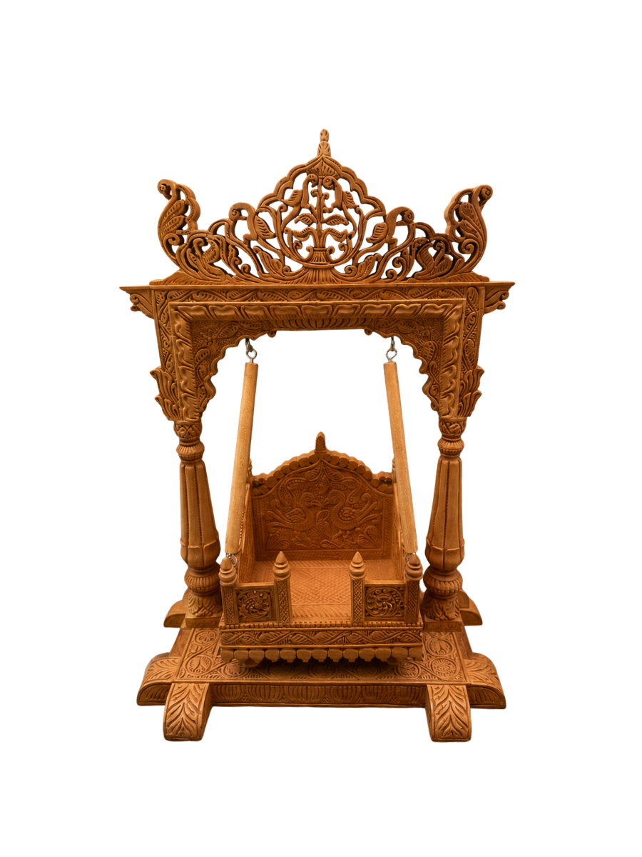 Kadam wood Laddu Gopal ji jhula by Om Prakash Thumbnail