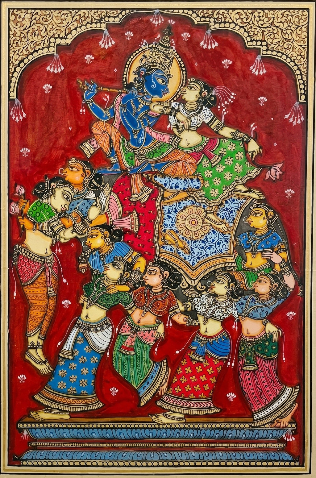 Kandarpa Hasti in Pattachitra by Pravat Maharana Thumbnail