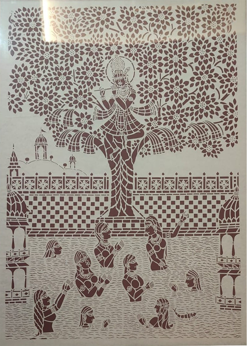 Krishna Leela in Sanjhi by Ashutosh Verma Thumbnail