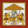 Buy Krishna Lifting the Govardhan: Phad Painting by Kalyan Joshi