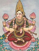 buy Lakshmi: Goddess of Opulence Mysore art by Hemalatha B