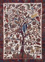 Buy Life in Village: Lush Flora and Fauna in Machlipatnam Kalamkari by Varun Kumar Pitchuka