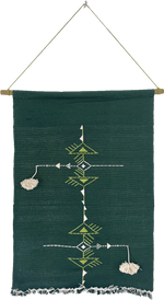 Buy Loom Woven Naga Geometric Wall Hanging by Antaran