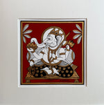 Buy Lord Ganesha: The Remover of Obstacles in  Phad Painting by Kalyan Joshi