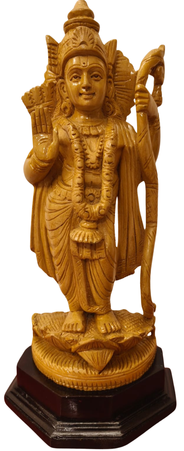 Lord Rama in Wood Carving by Diya Handicrafts Thumbnail