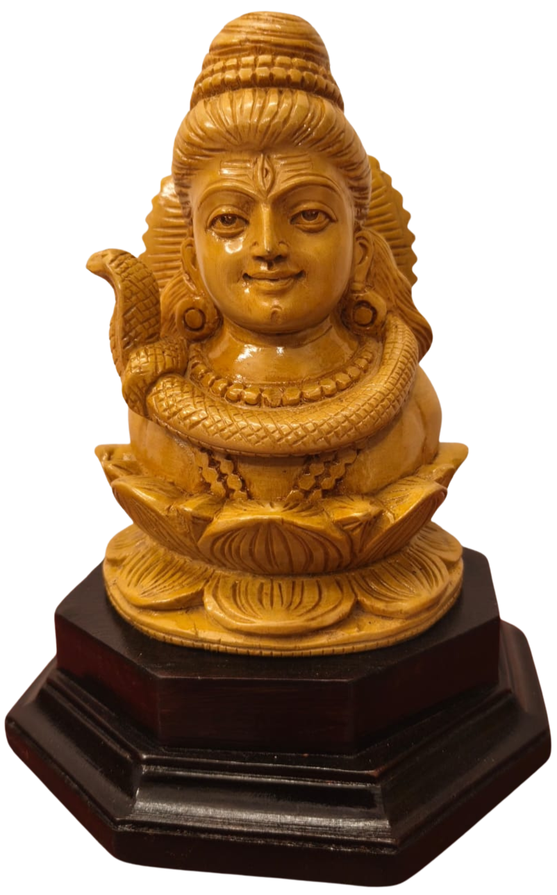 Lord Shiva in Wood Carving by Diya Handicrafts Thumbnail