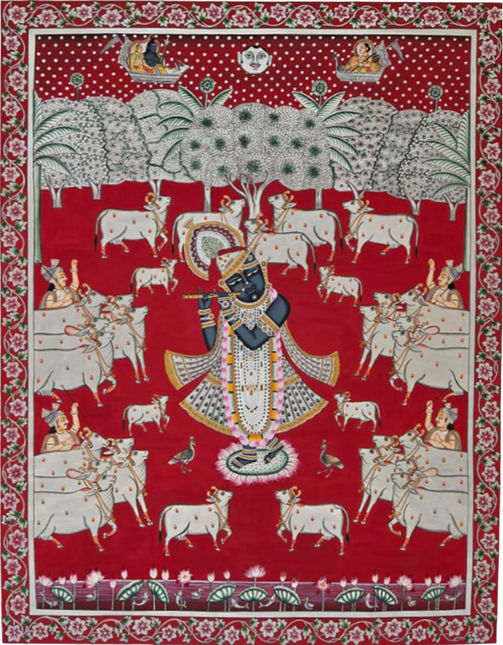 Sharad Purnima in Pichwai by Shehzaad Ali Sherani Thumbnail