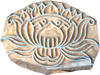 Buy Lotus in Wooden Kalamkari Blocks by K. Gangadhar