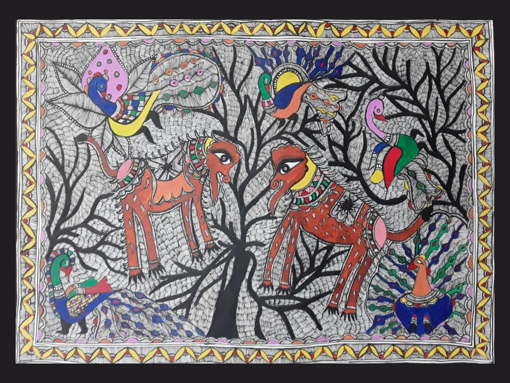 MADHUBANI PAINTING BY PRATIMA BHARTI Thumbnail