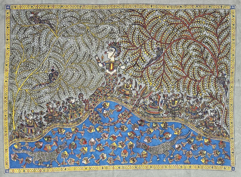 Machli Mata in Mata Ni Pachedi by Vasant Manubhai Chittara Thumbnail