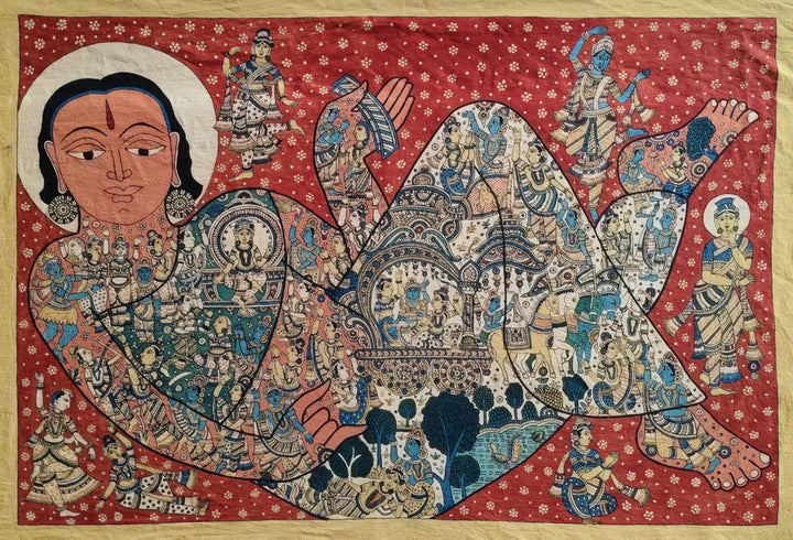 Maha Kavi Kalidas Kalamkari Painting by Siva Reddy Thumbnail