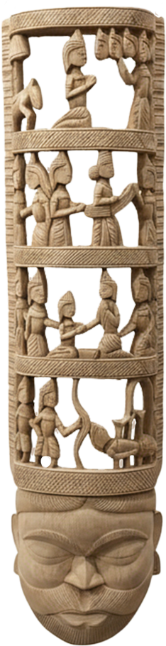 Mahabharata Gomira Mask by Kalyan Chandra Sarkar Thumbnail