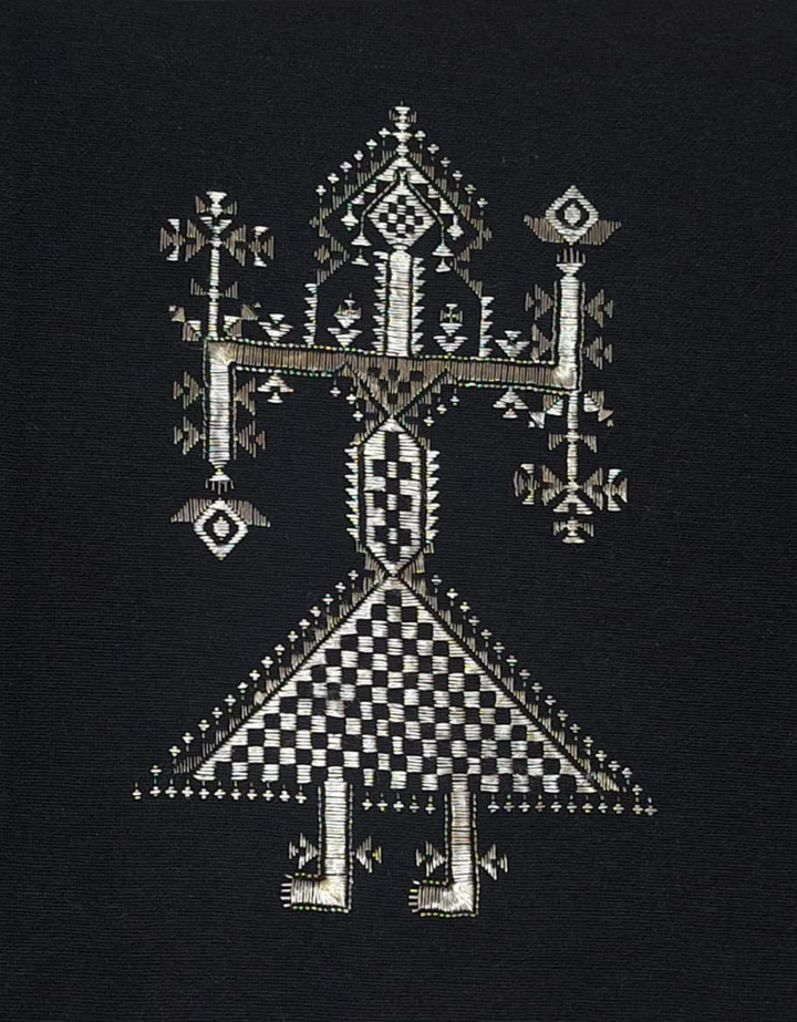 Mahakali in Soof Embroidery by Daya Ben Thumbnail