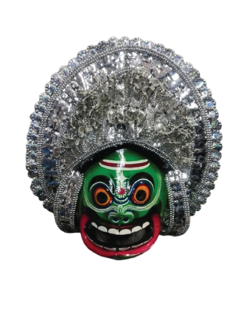 Buy Mahishasura: The Buffalo Demon in Chhau Mask by Dharmendra Sutradhar