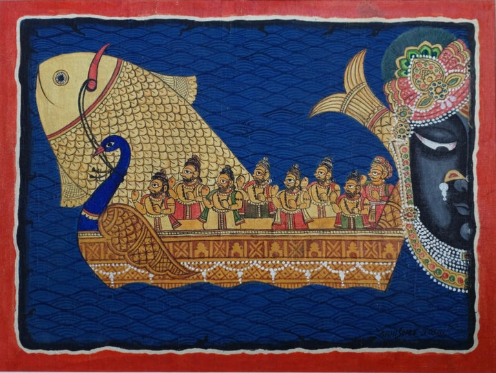 Matsya Avatara in Phad by Abhishek Joshi Thumbnail